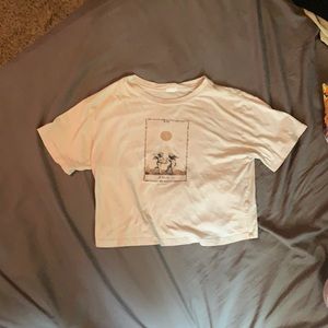 Cropped tee shirt